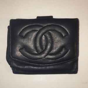 Small Black Chanel Wallet